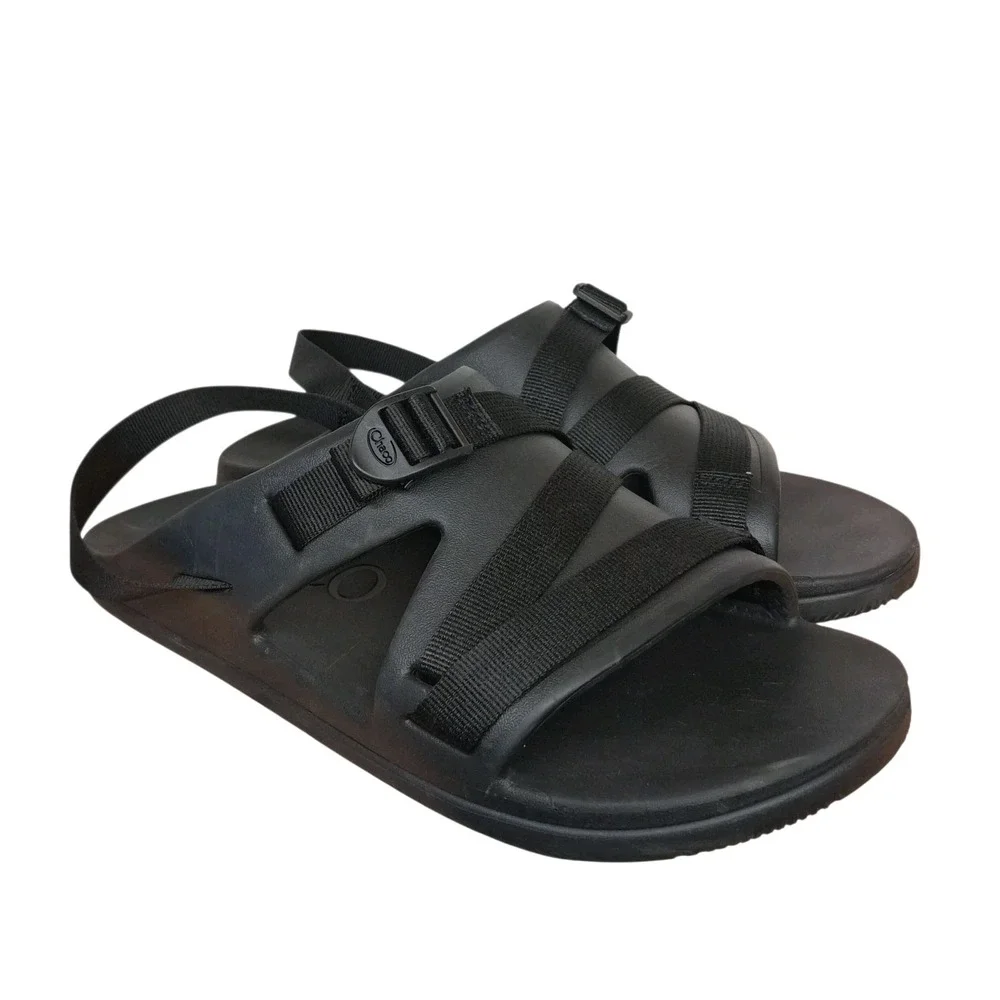 Chaco‎ Chillos Sport Sandals Slides Black Men's Size 13